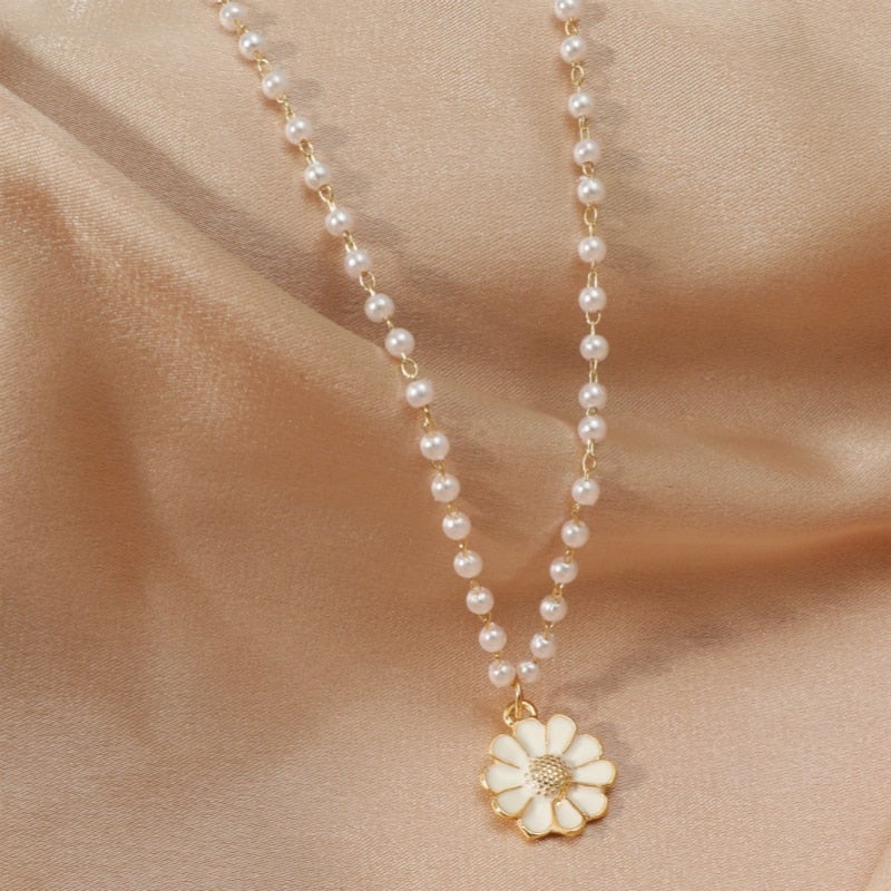 Ciondolo Daisy con Perle