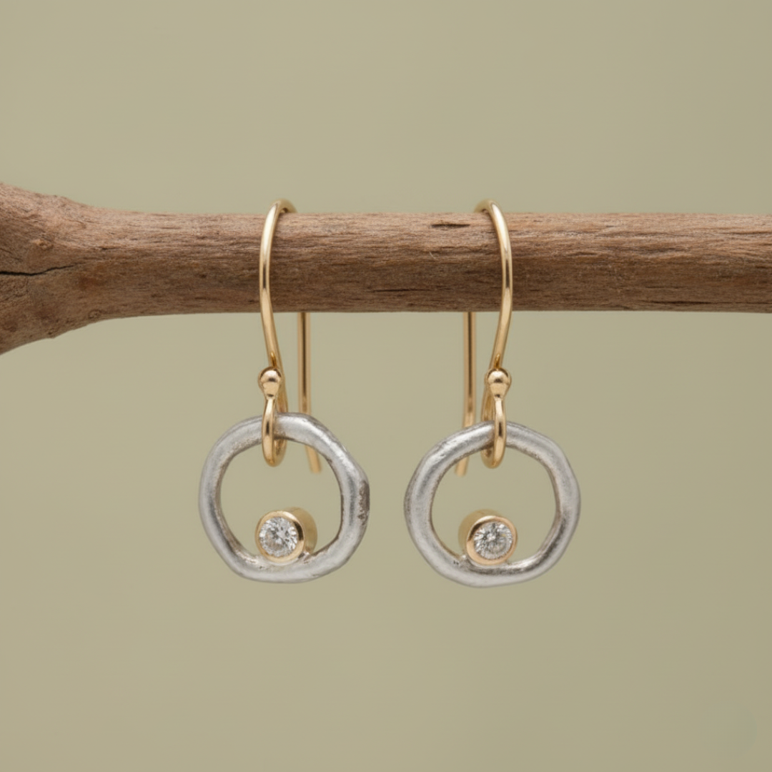 Orecchini Vintage in Zirconia Laura
