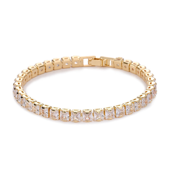 Bracciale Tennis Quadrato | Oro