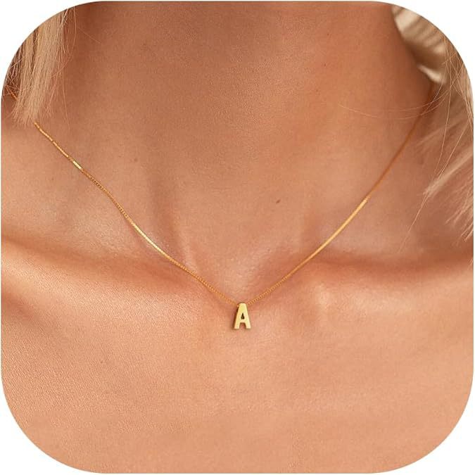 Collana con iniziale di lettera d'amore | Oro