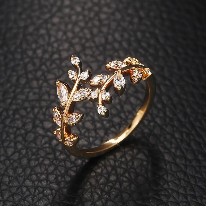 Anello Elegante in Vite Oro | Oro