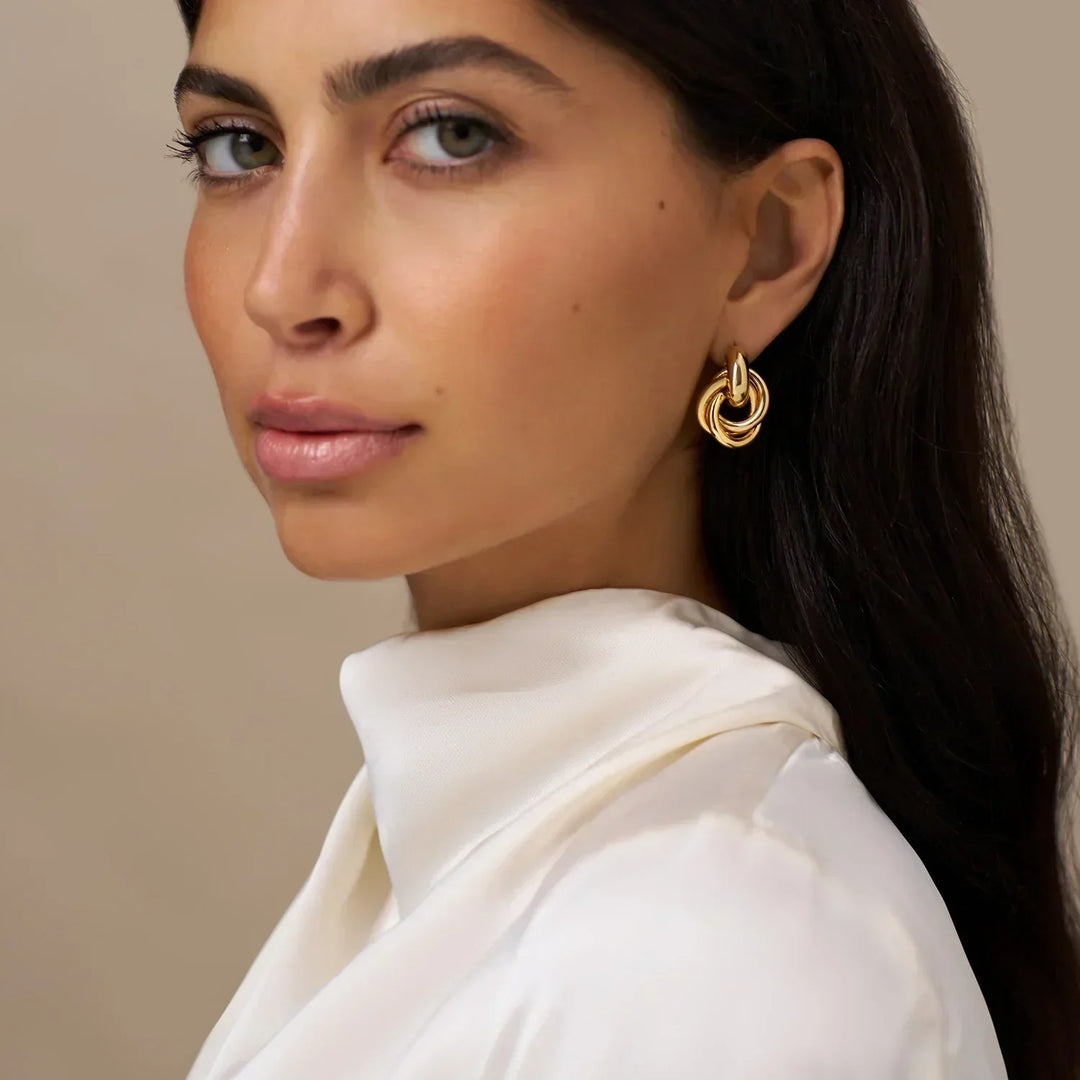 Orecchini Interlocking Statement | Oro