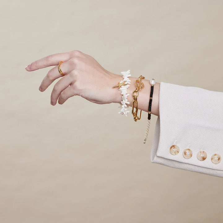 Bracciale T-Bar | Oro