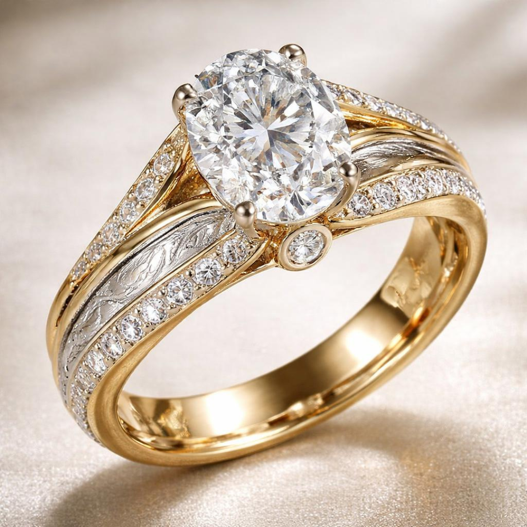 Anello in Zirconia Vintage
