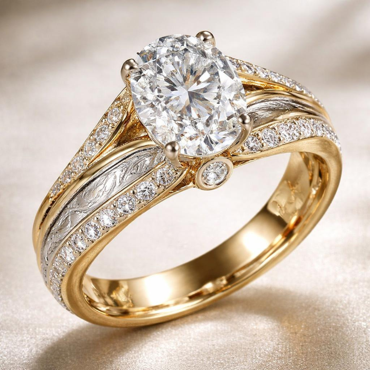 Anello in Zirconia Vintage