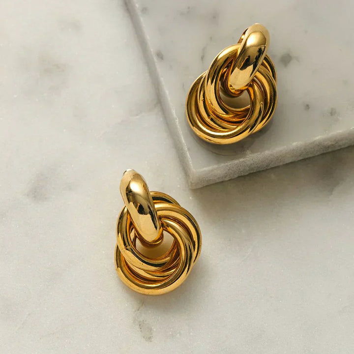 Orecchini Interlocking Statement | Oro
