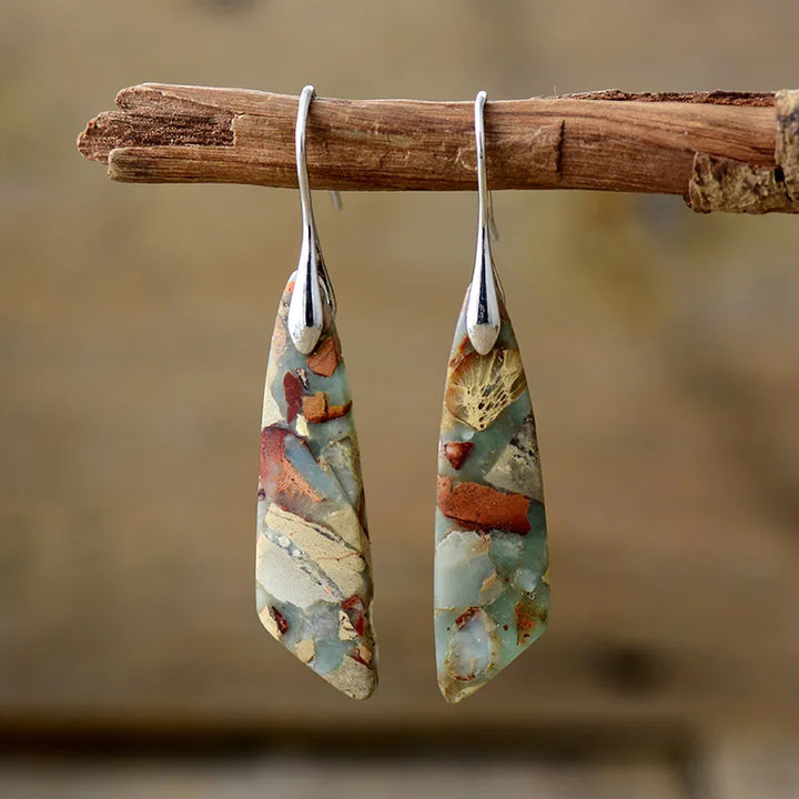 Charm - Orecchini in Pietra Naturale Vintage