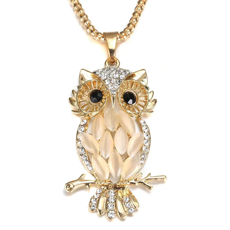 Collana Gufo Dorato