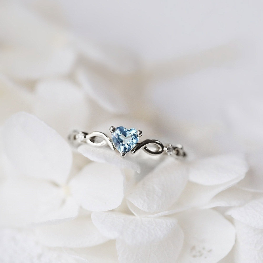 Anello Cuore in Zirconia