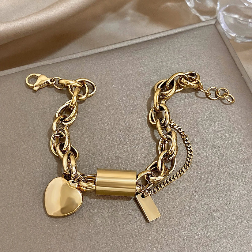 Bracciale Chunky Rassicurante | Oro