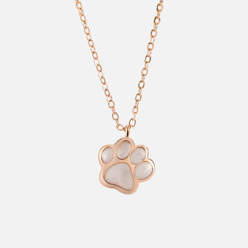 Collana con Ciondolo a Forma di Zampa