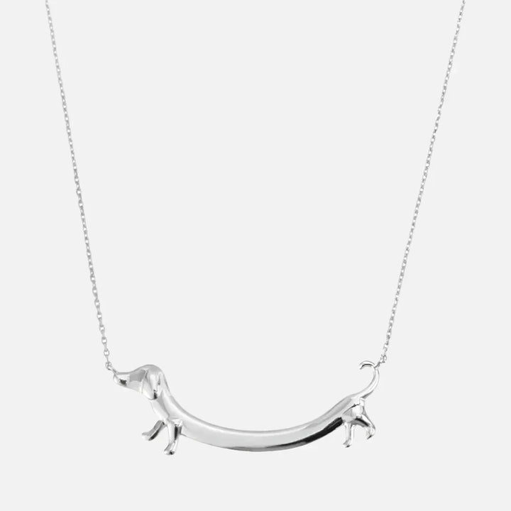 Collana con Dachshund Color Oro