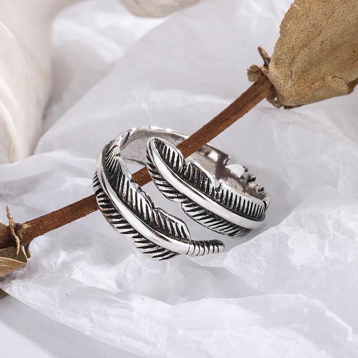 Piuma Di Un Angelo - Anello Memoriale Regolabile