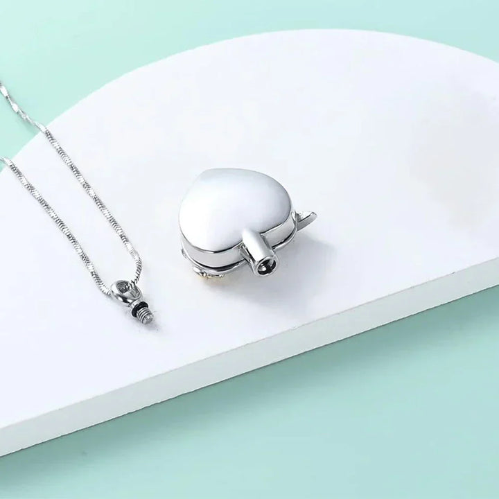 Collana Urna a Cuore Colibrì