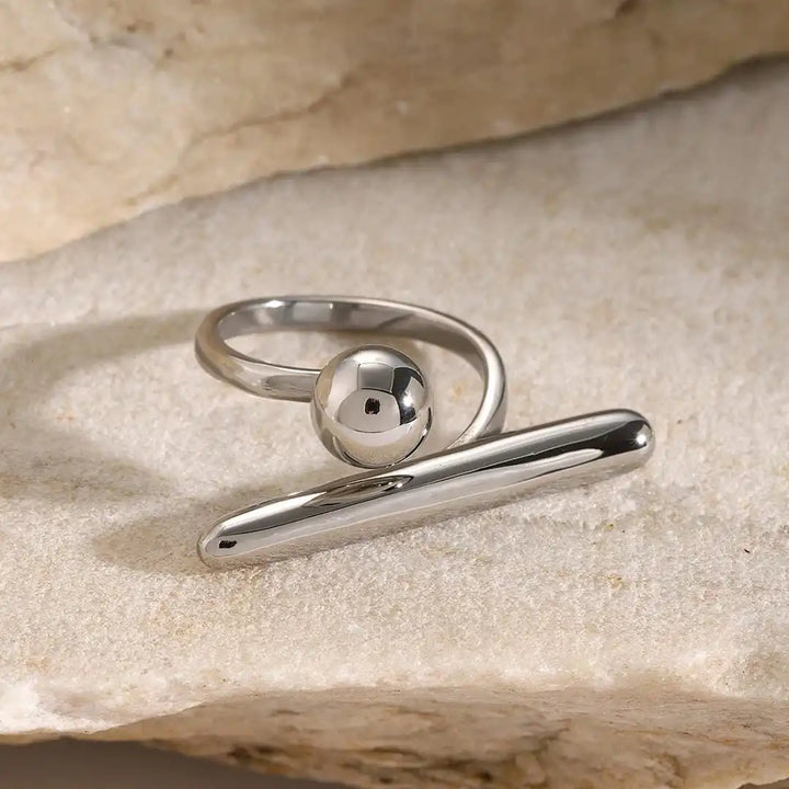 Anello Regolabile color oro con Stella Senza Tempo