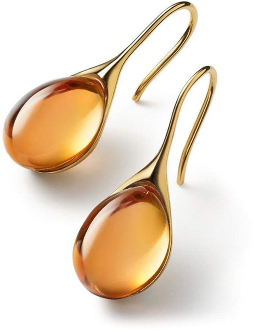 Orecchini a Goccia color oro e color argento