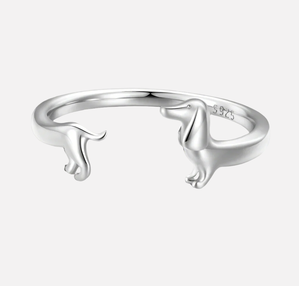 Anello Avvolgente Dachshund - Per Amore del Tuo Cucciolo