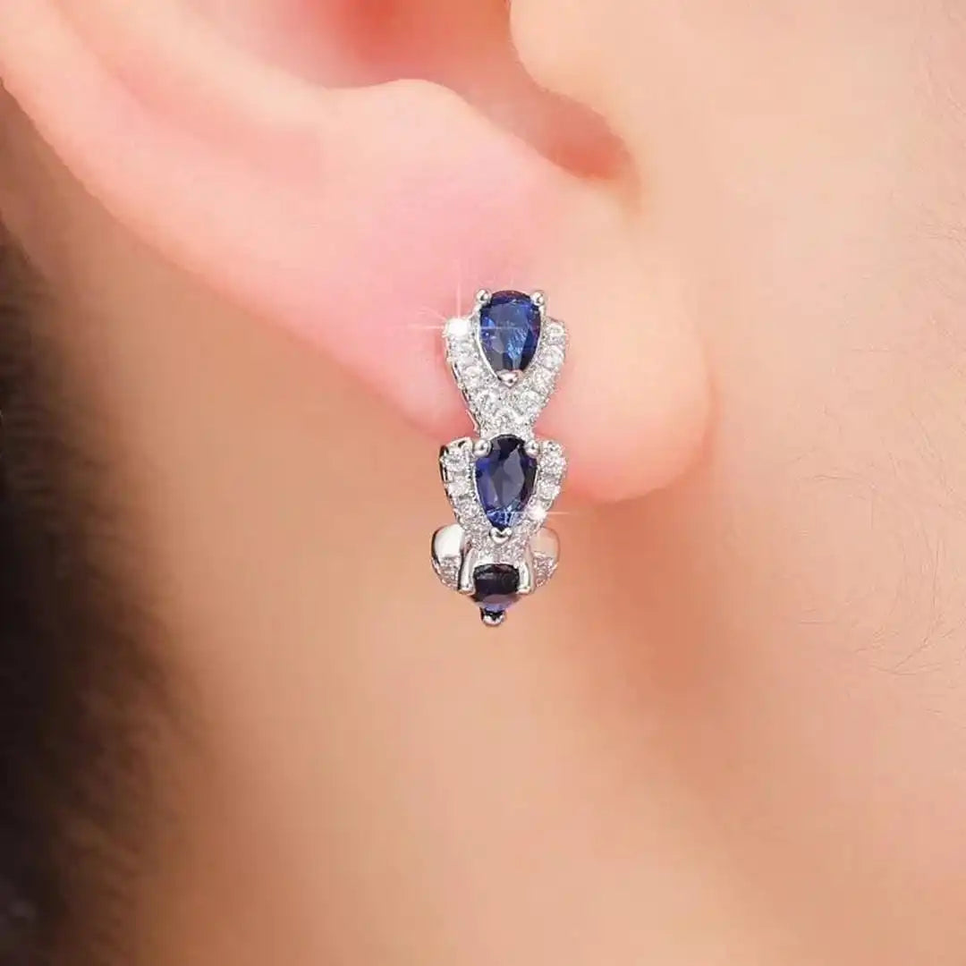 Orecchini Royal Sapphire Crest