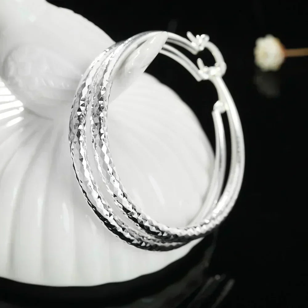 Orecchini color argento