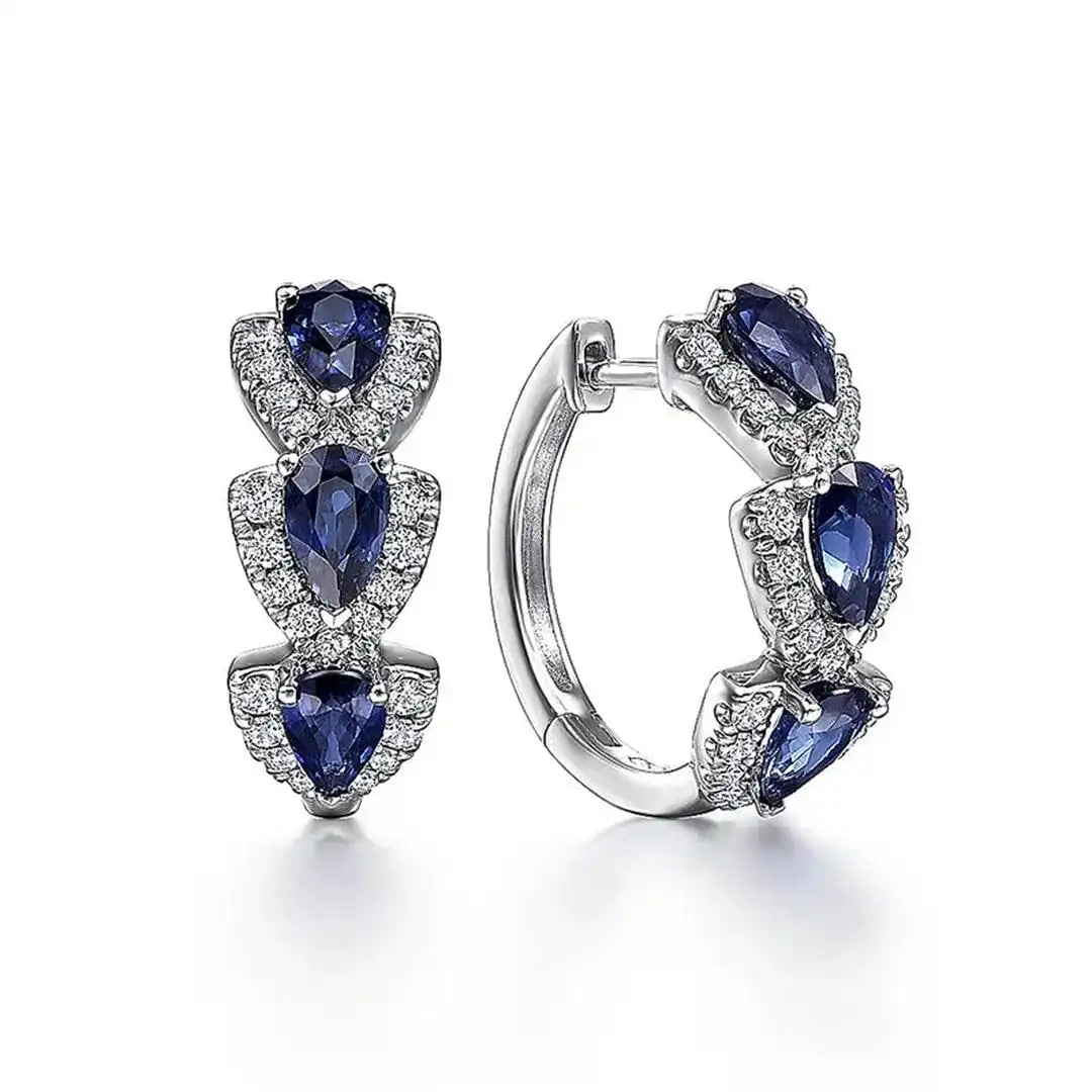 Orecchini Royal Sapphire Crest