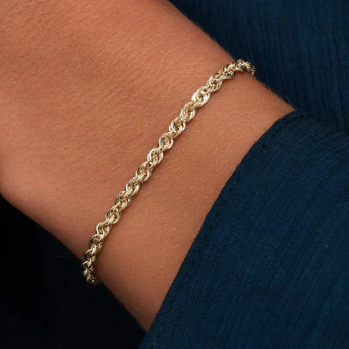 Bracciale a Catena Attorcigliata | Oro