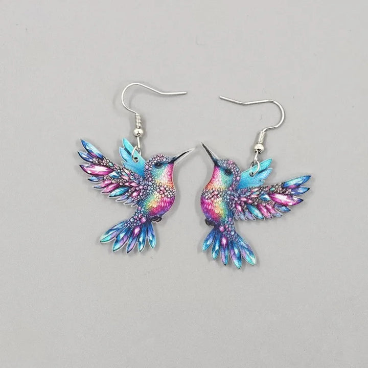 Orecchini a Pendente Colibrì