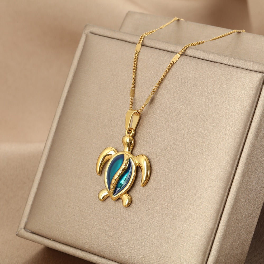 Collana con Tartaruga Blu Ocean Dreams