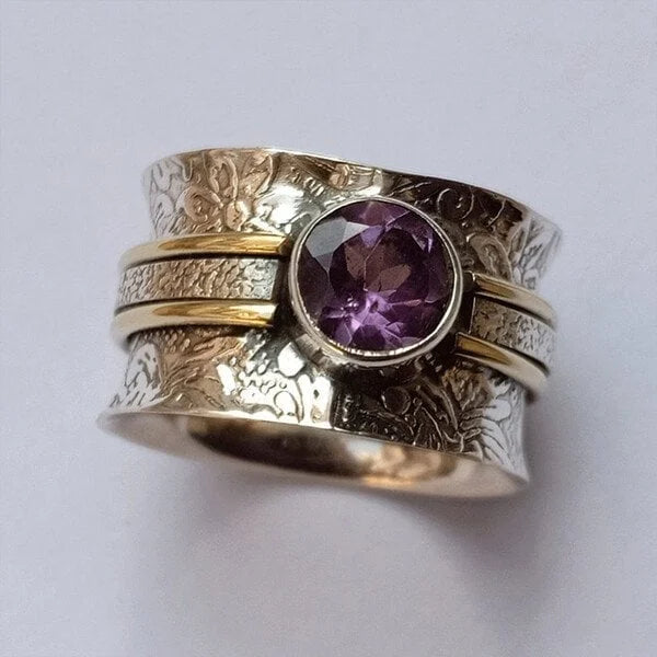 Anello di Meditazione in Cristallo Boemo