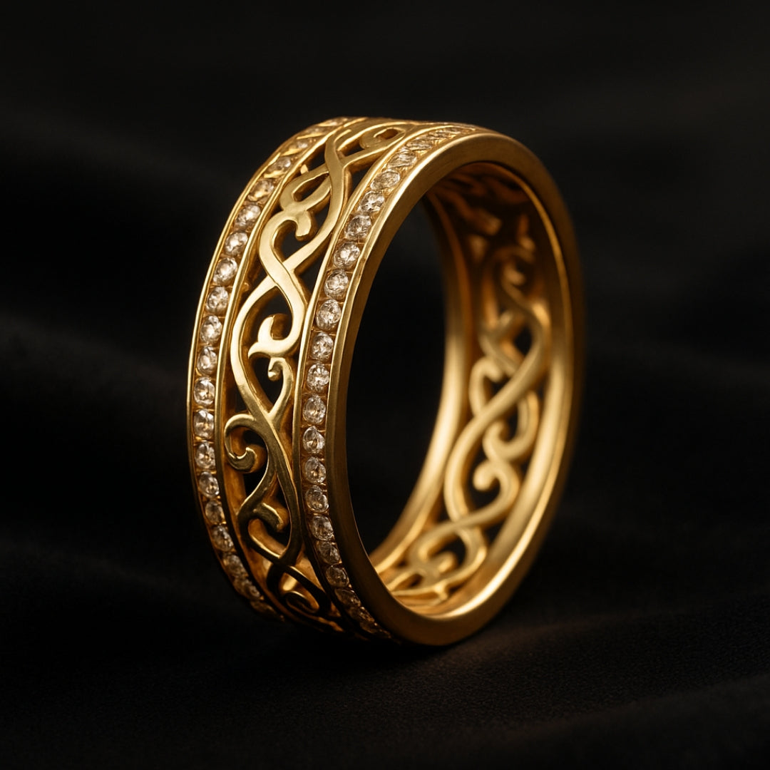 Anello color oro Bright Hollow