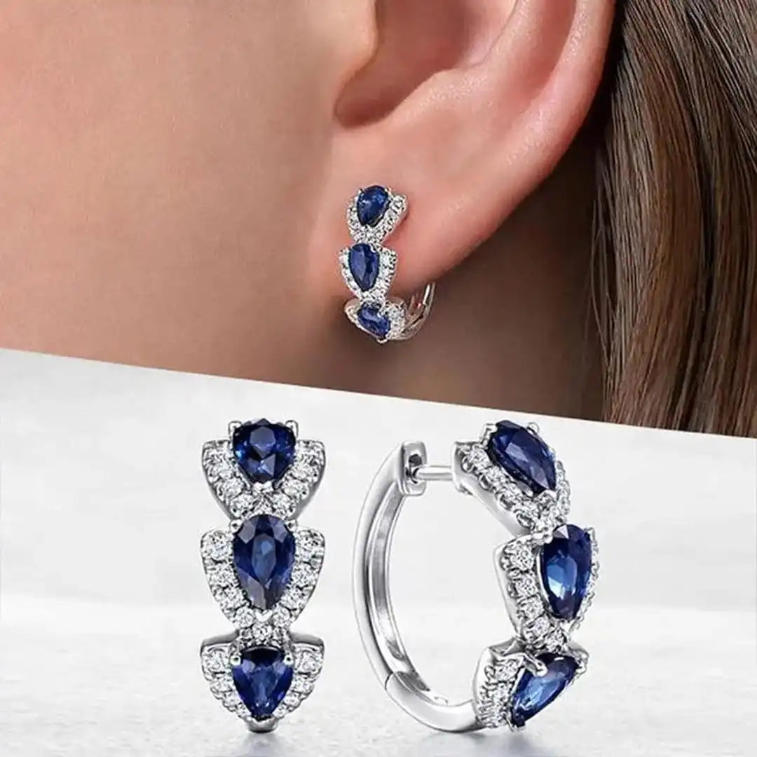Orecchini Royal Sapphire Crest