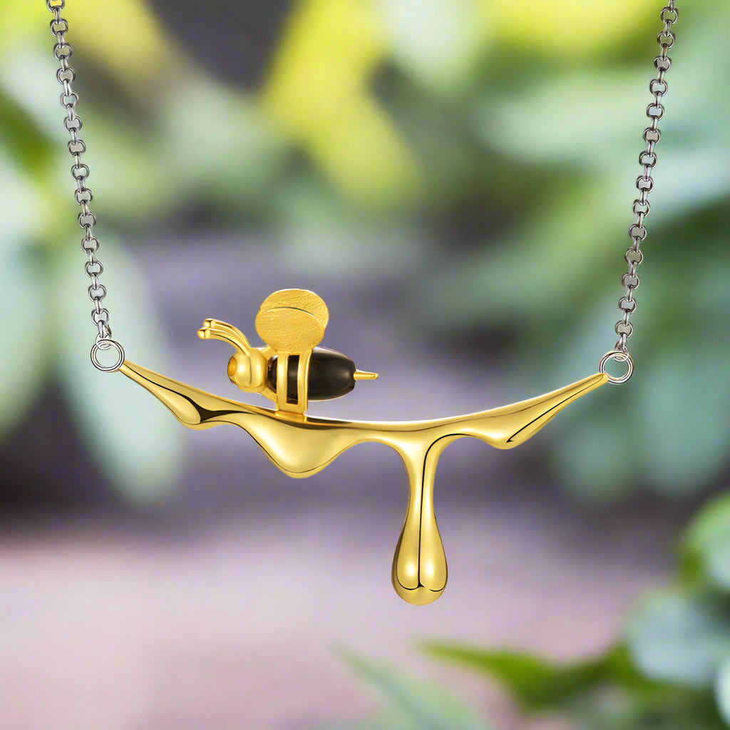 Collana con Miele Gocciolante e Ape