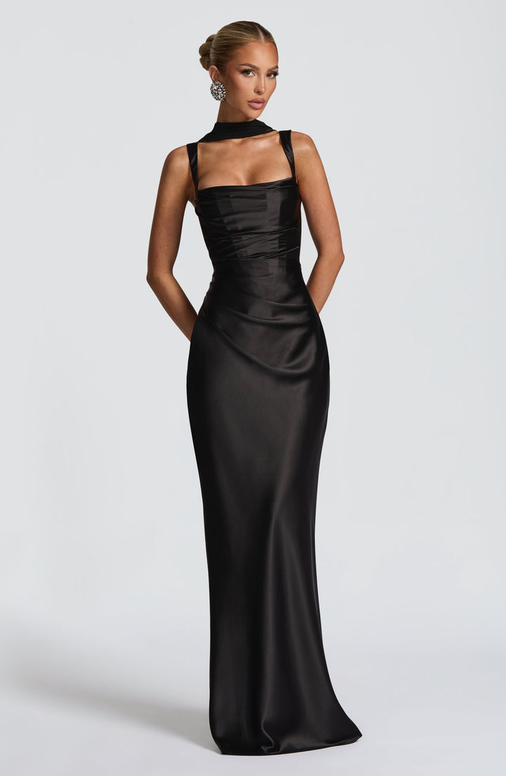 Abito Maxi Calanthe - Nero
