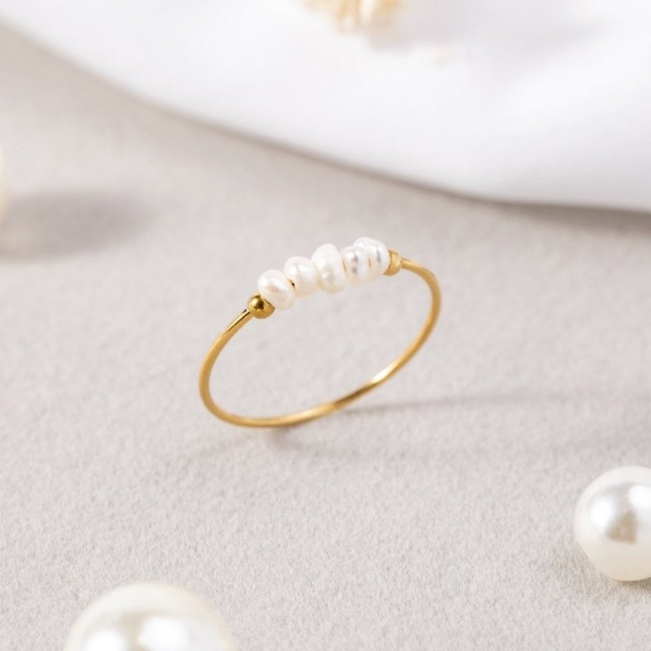 Grace - Anello in Perla d'Acqua Dolce