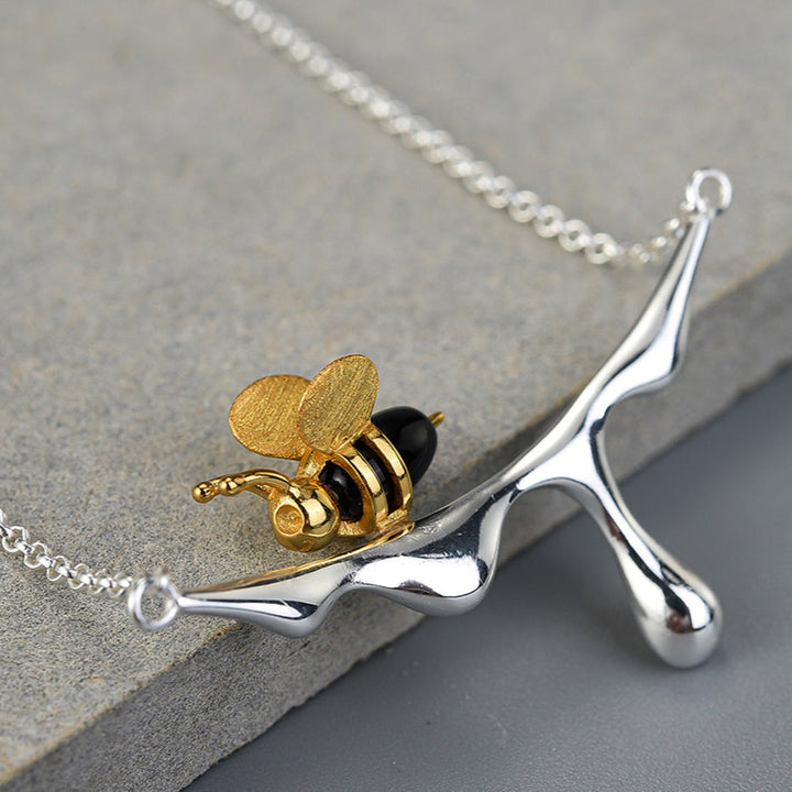 Collana con Miele Gocciolante e Ape