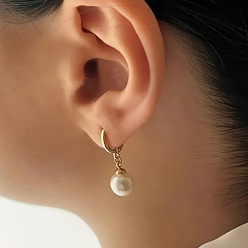 Set di collana elegante e raffinata con perle