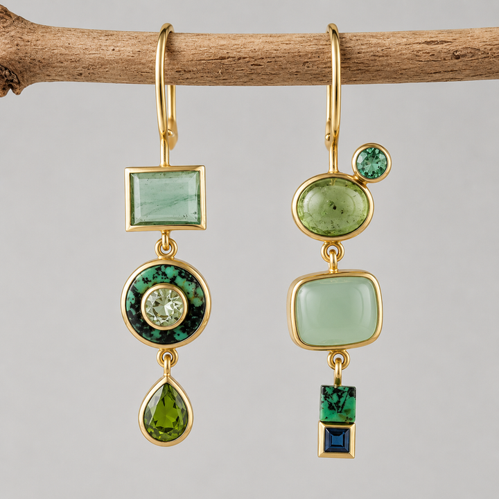 Orecchini Verde Vintage