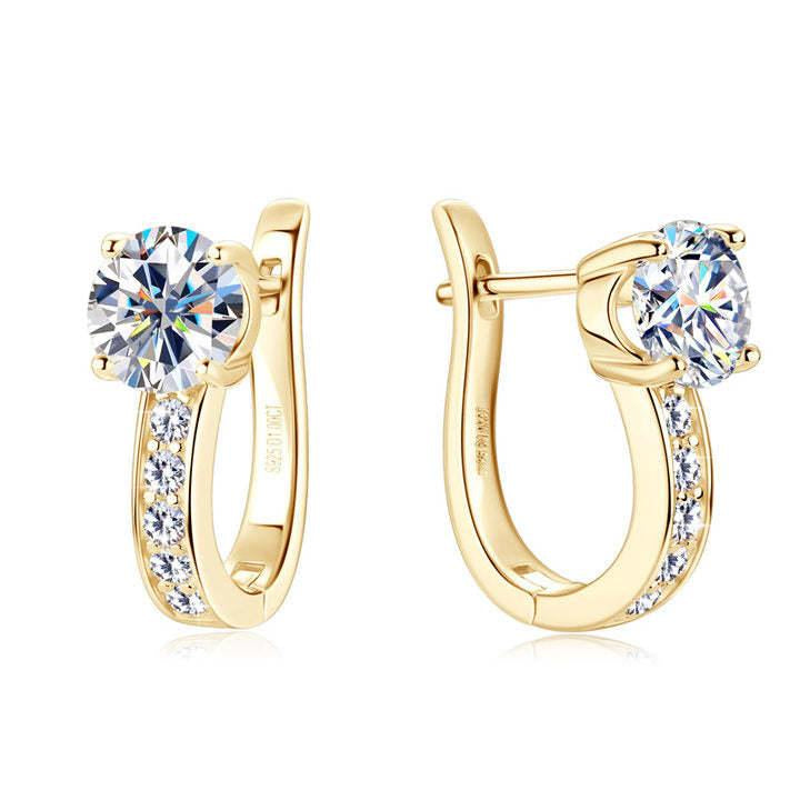 Orecchini Huggie Channel | Oro