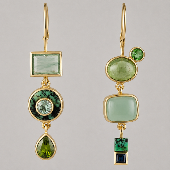 Orecchini Verde Vintage