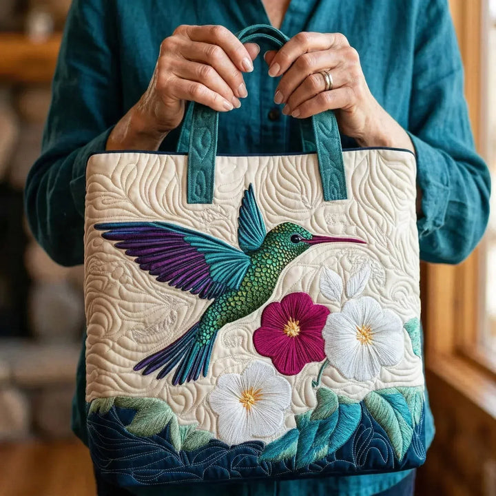 Borsa Artigianale | Colibrì e Fiori