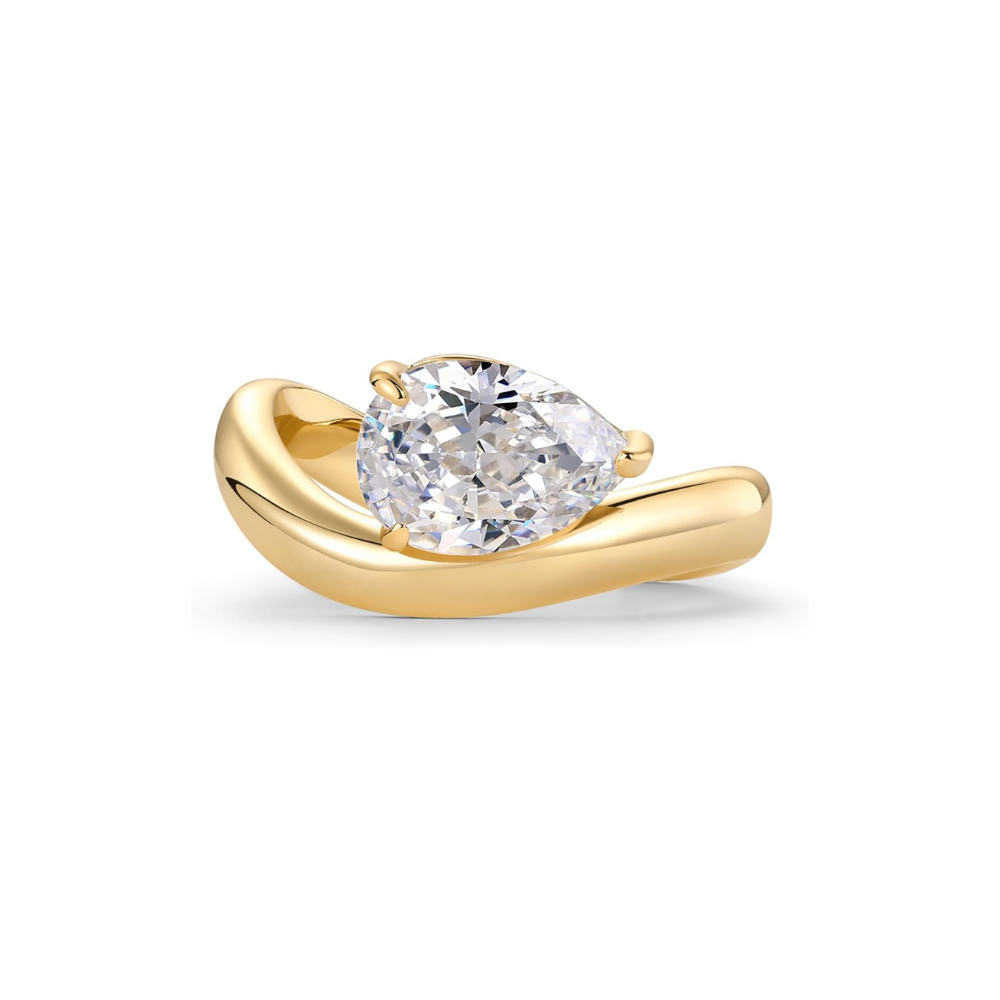 Anello Promessa Ondulato | Oro