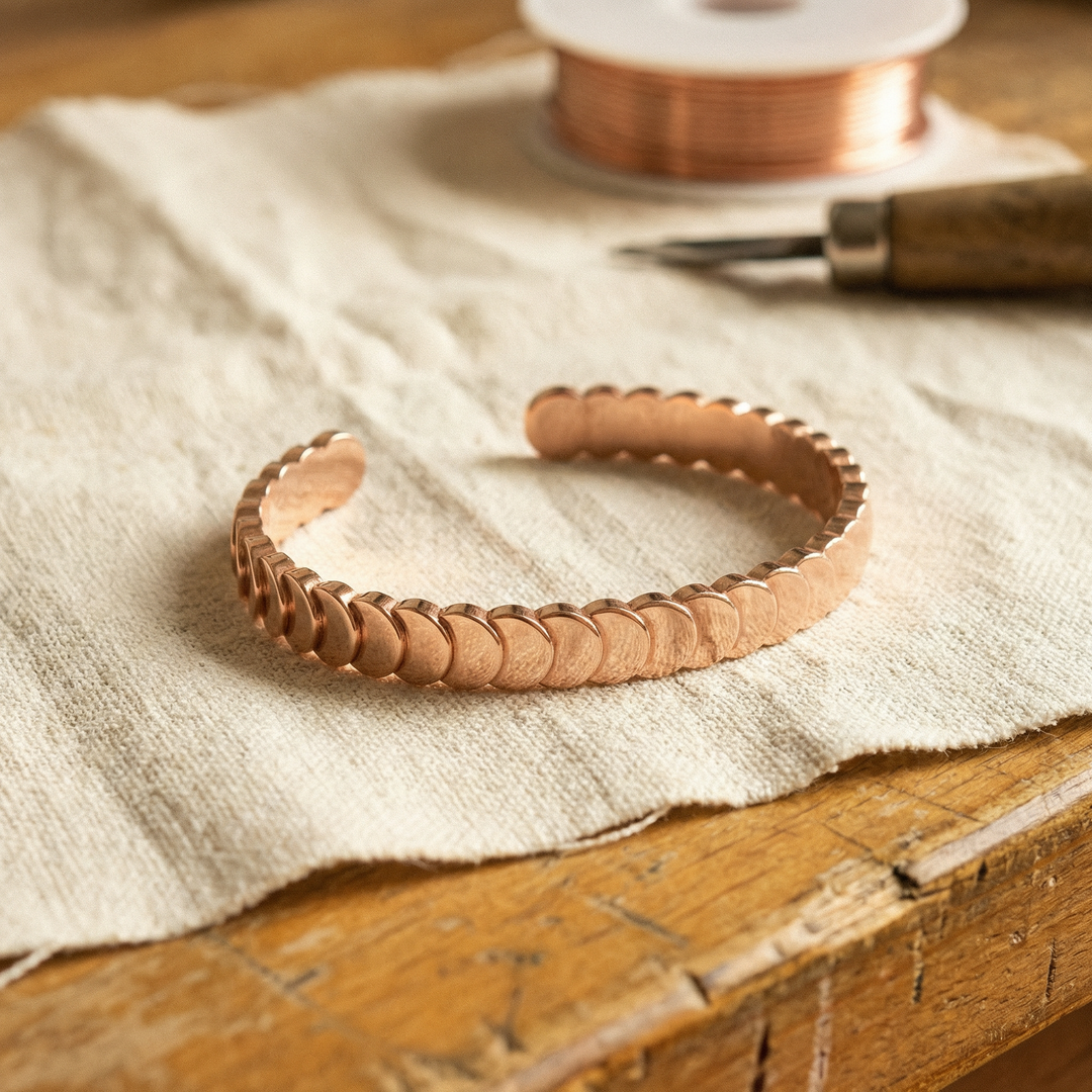 Bracciale in Rame delle Maree di Lucia & Mila