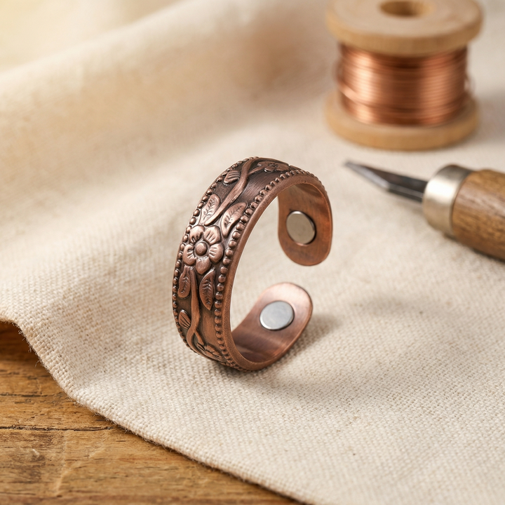 Anello in Rame a Petali di Lucia & Mila