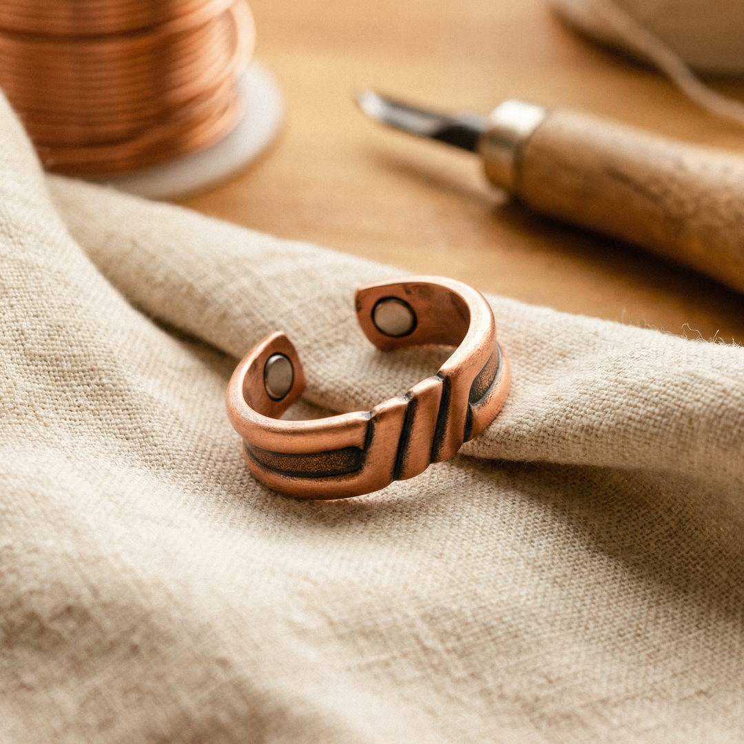 Anello in Rame di Torba di Lucia & Mila