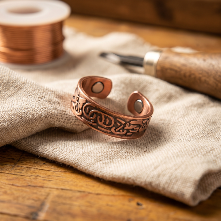 Anello in Rame Burr di Lucia & Mila