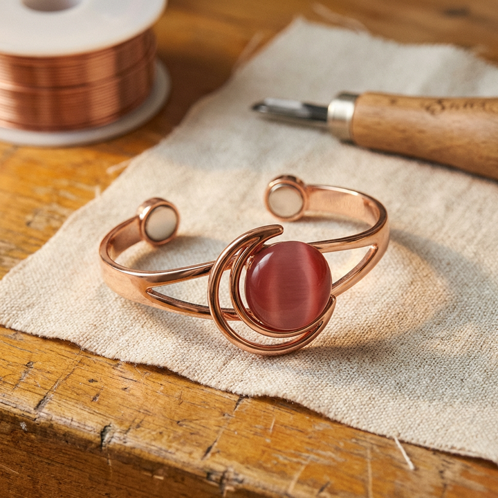 Bracciale in Rame Rosa di Lucia & Mila