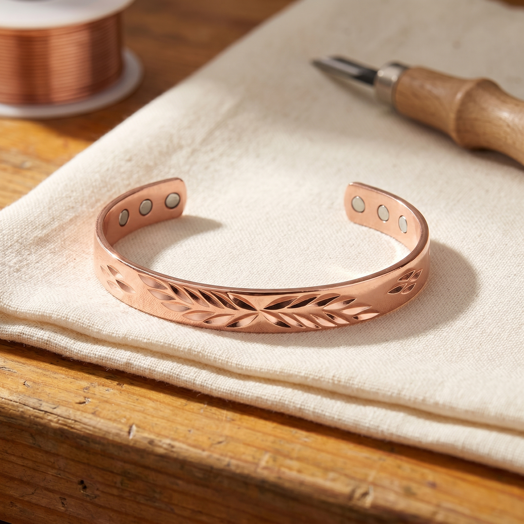Bracciale in Rame Lunare di Lucia & Mila