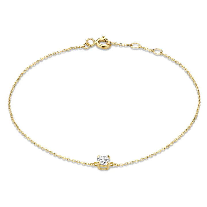 Bracciale in Pietra Moissanite Cléa | Oro