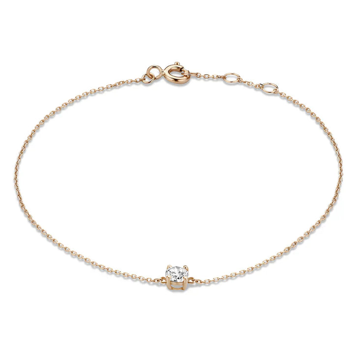 Bracciale in Pietra Moissanite Cléa | Oro