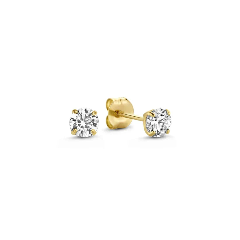 Set di Orecchini in Pietra Larmes de Lune | Oro