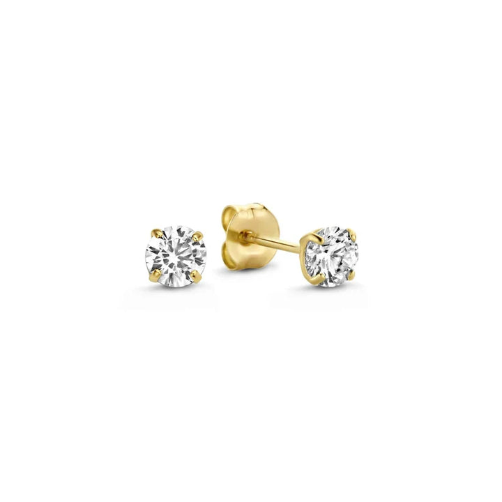 Set di Orecchini in Pietra Larmes de Lune | Oro